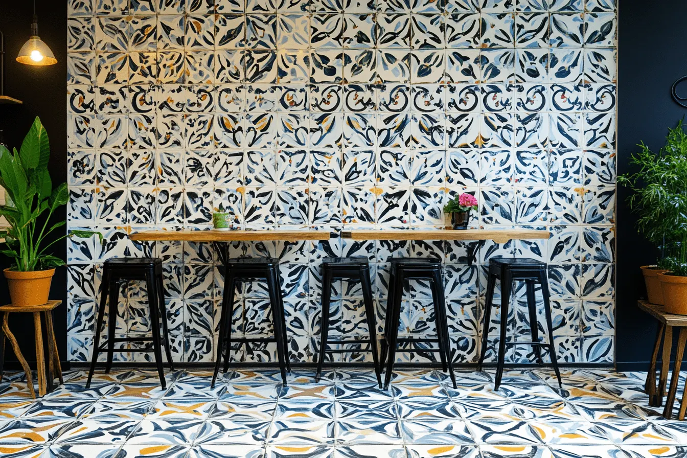 Carreaux de ciment mural : inspirations pour sublimer vos murs avec style